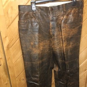 Leather Pants - Men’s Large